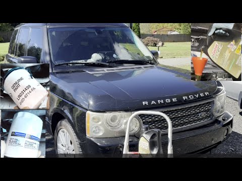 How to Do Engine oil change L322 2009 Land Range Rover 4.2L SC / Oil Maintenance Reset w/ANCEL LD700