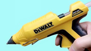 DeWALT DWHTGR50 Rapid Heat Ceramic Glue Gun Yellow 