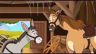 O Cavalo e o Burro | Desenho animado infantil com Os Amiguinhos