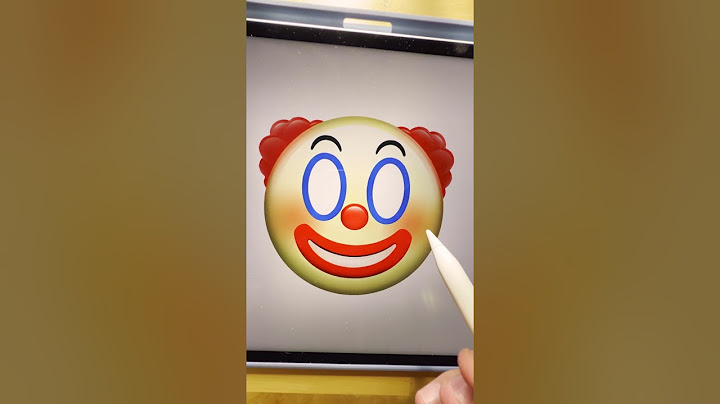 🤡💉 Transformation Clown Face Emoji #emoji #procreate