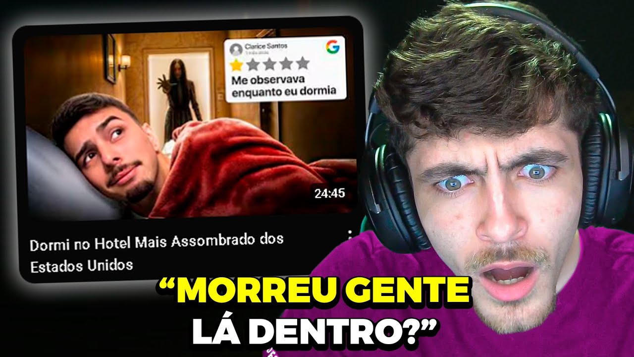 SUETAM REAGE: Dormi no Hotel Mais Assombrado dos Estados Unidos