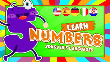 MULTILINGUAL KIDS SONG: *Numbers* | Learn Numbers in English, Spanish, German, Italian, Croatian