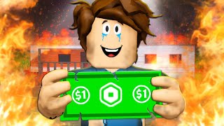 A Dollar Changed His Life! (A Roblox Movie)