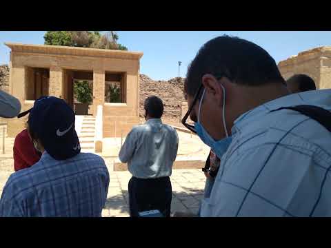 مقصورة سنوسرت بالكرنك مستر محمود ابو الدهب