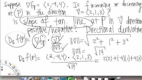 Gradient & Directional Derivatives | Example 3 | Multivariable Calculus for Sci & Eng | Griti