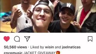 CNCO Instagram Stories/Contest to win Jacket worn by them