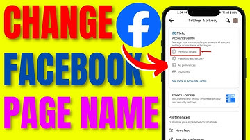 How To Change Facebook Page Name - 2025 Update