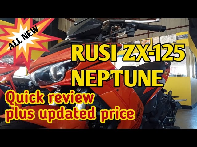 RUSI NEPTUNE ZX 125 QUICK REVIEW AND PRICE Installment - YouTube