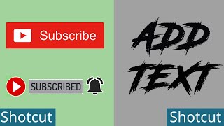 How to add text and Subscribe Button to your videos [Shotcut 20.02.17]