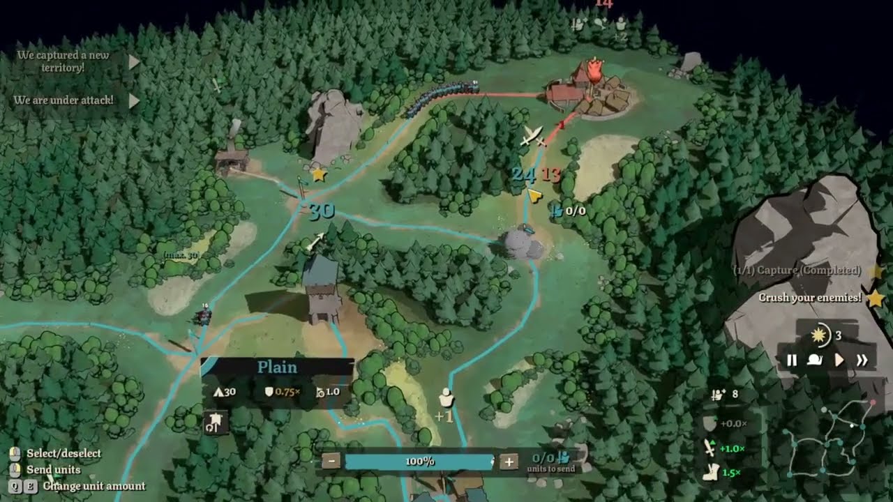 by sword and road demo, a logistics based war game