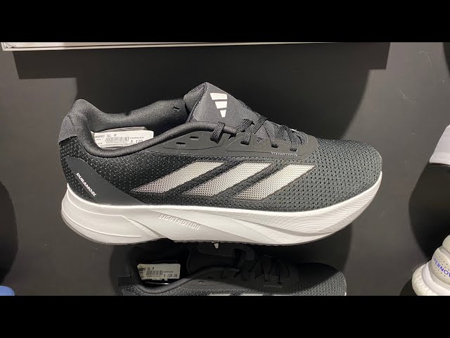 Mens Size 11.5 Adidas Duramo DL Black and White  Running Sneakers ID9849 Nwt IH8218.png.png main image 3