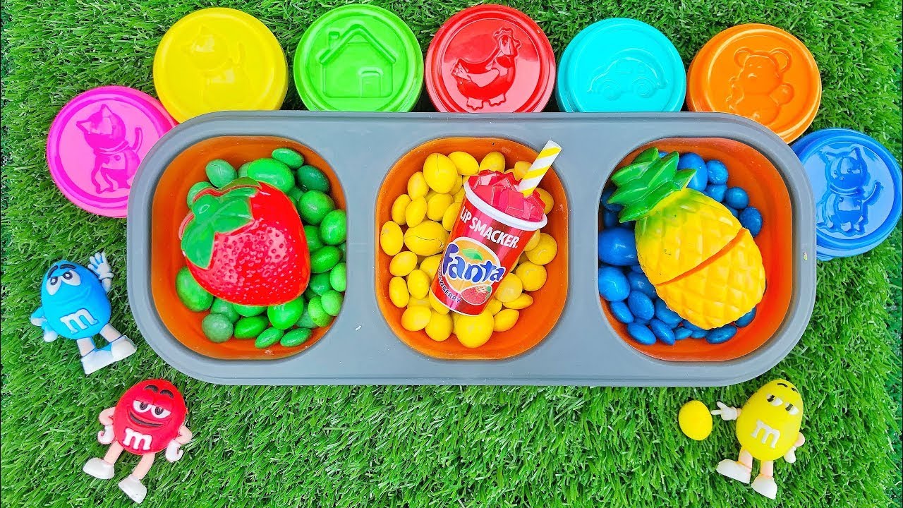 Satisfying Asmr l Colors Mixing Candy in 3 Bathtube with Magic Skittles & Slime Cutting ASMR