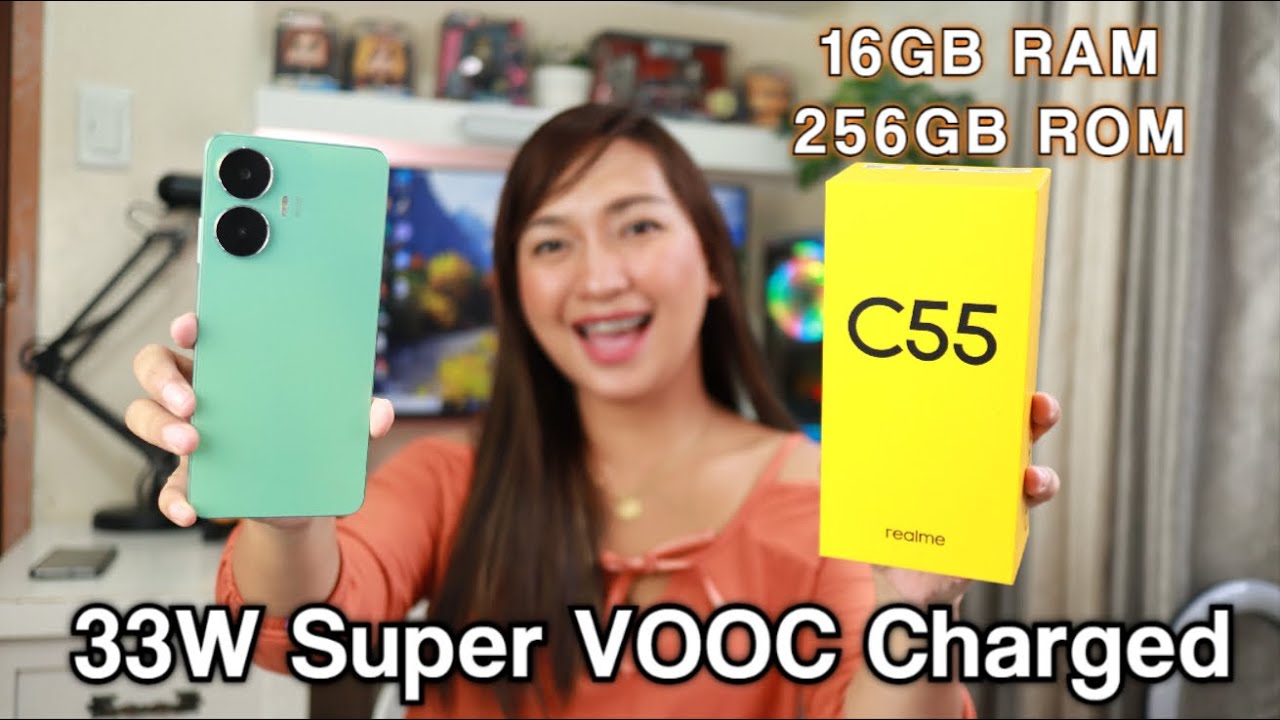 realme C55 : Fullreview (Budget Phone w/ 16GB RAM, 256GB ROM & 33W Super  VOOC Charged) 