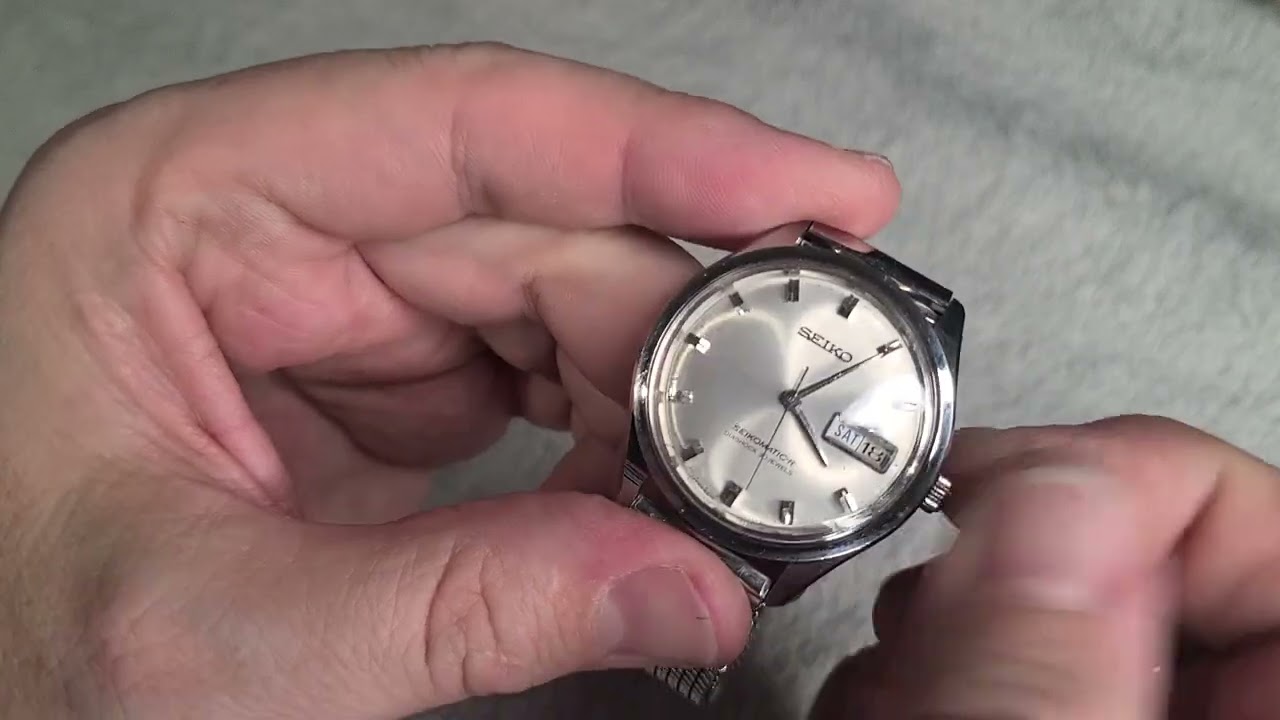 SEIKO SEIKOMATIC-R Diashock 30 Jewels Watch (Demo) - YouTube