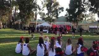 Camp '17 jv home cheer