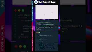 Div following the cursor using JavaScript and CSS #shorts  #javascript #html5 #css3 #hinditutorial