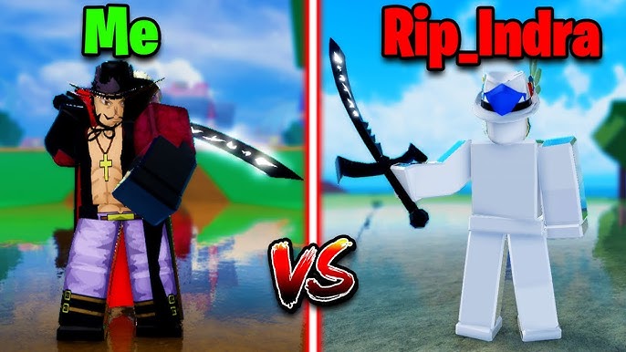 Spin vs Rip_Indra Face Off #bloxfruits #roblox #robloxgames