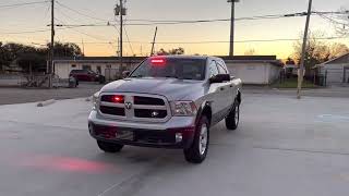 Firefighter POV lights (updated lights) 2015 Ram 1500 Dodge Ram Warning Lights