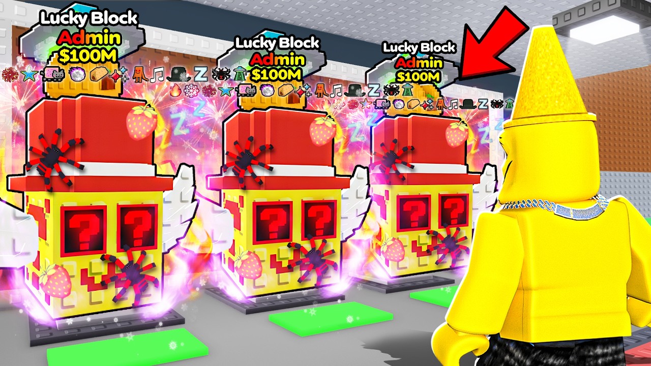 I Opened 30 GLITCHED Admin Lucky Blocks in Steal a Brainrot - YouTube