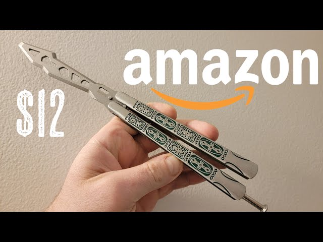 Nabalis Marbles Balisong Butterfly Knife With Free Weight Balls