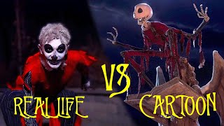 Poor Jack - Real Life vs Animation - Nightmare Before Christmas