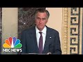 Romney: Those Supporting Trump Objection To Election 'Complicit' In Attack On Democracy | NBC News