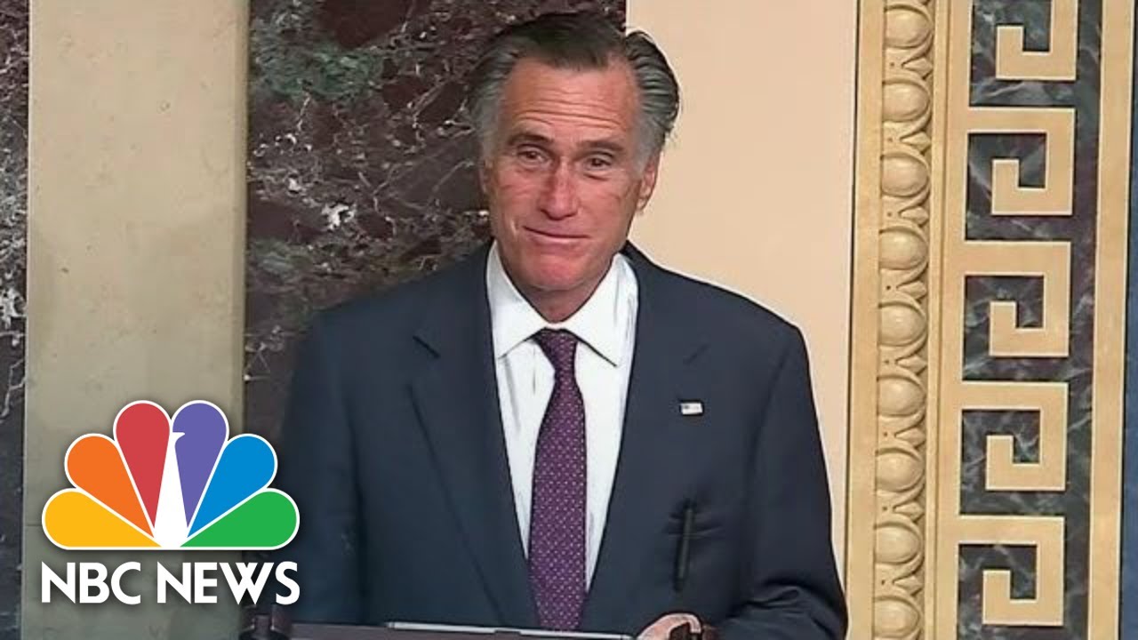 Romney: Those Supporting Trump Objection To Election 'Complicit' In Attack On Democracy | NBC News