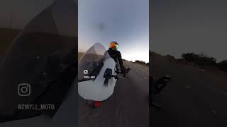 Probably should never ride like this!