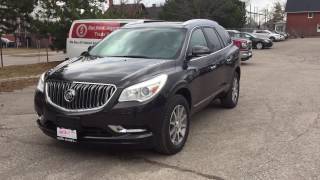 2017 Buick Enclave AWD Leather Upholstery Tri Zone Climate Control Black Oshawa ON Stock #170886 Buick Enclave Tri Zone Climate Control System M2p