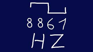 8861 hz square
