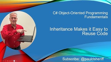 Lesson 5: Inheritance in C# Makes it Easy to Reuse Code