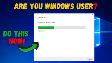How to Create a Recovery Drive / USB for Windows 10 & 11 | Windows recovery drive