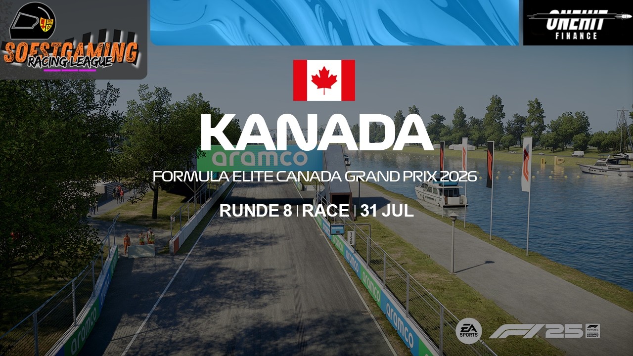 Soestgaming Racing League Elite | Season 4 | Rennen 08 | Kanada | powered by OneHit Finance