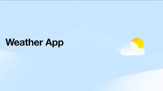 Learn React Js | Learn Tailwind CSS | Learn Web Development | Build a Weather App using a Free API