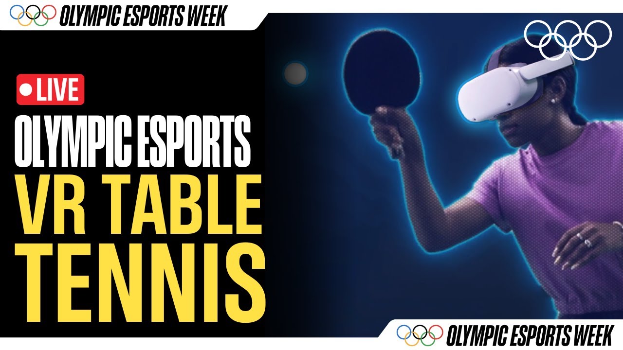 🔴 VR Table Tennis LIVE Olympic Esport Series! TableTennisDaily