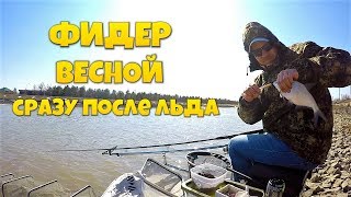 Рыбалка на ФИДЕР ВЕСНОЙ по холодной воде! Открытие фидерного сезона 2019!