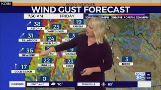 WEATHER FORECAST: Rainy and windy on Friday