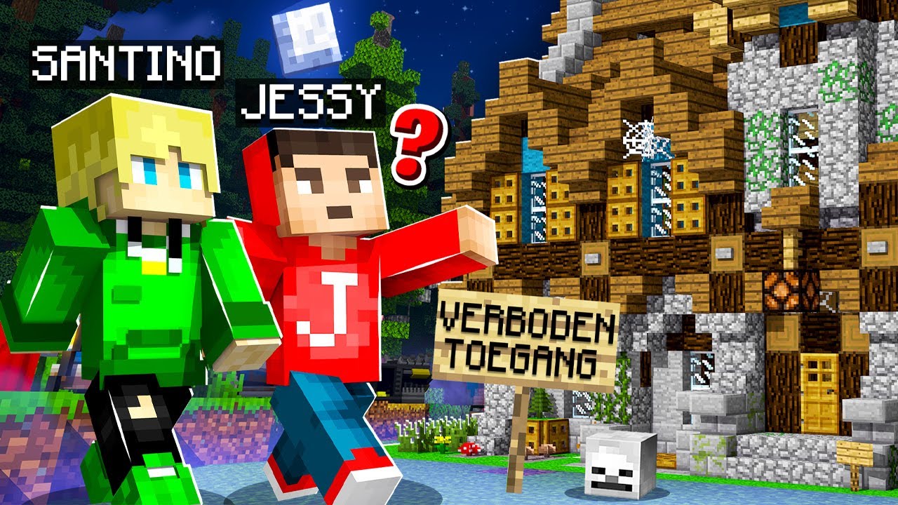 Ik Vond Een RAAR HUIS IN HET BOS In Minecraft! (Survival)
