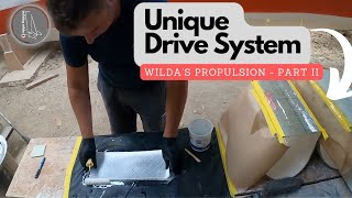 Unique Drive System - Building Wildas Propulsion Part 2 - S03E18 - Electric Catamaran