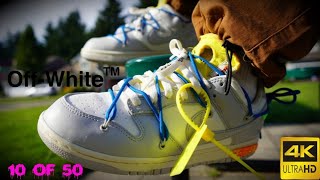 nike off white dunk low lot 10