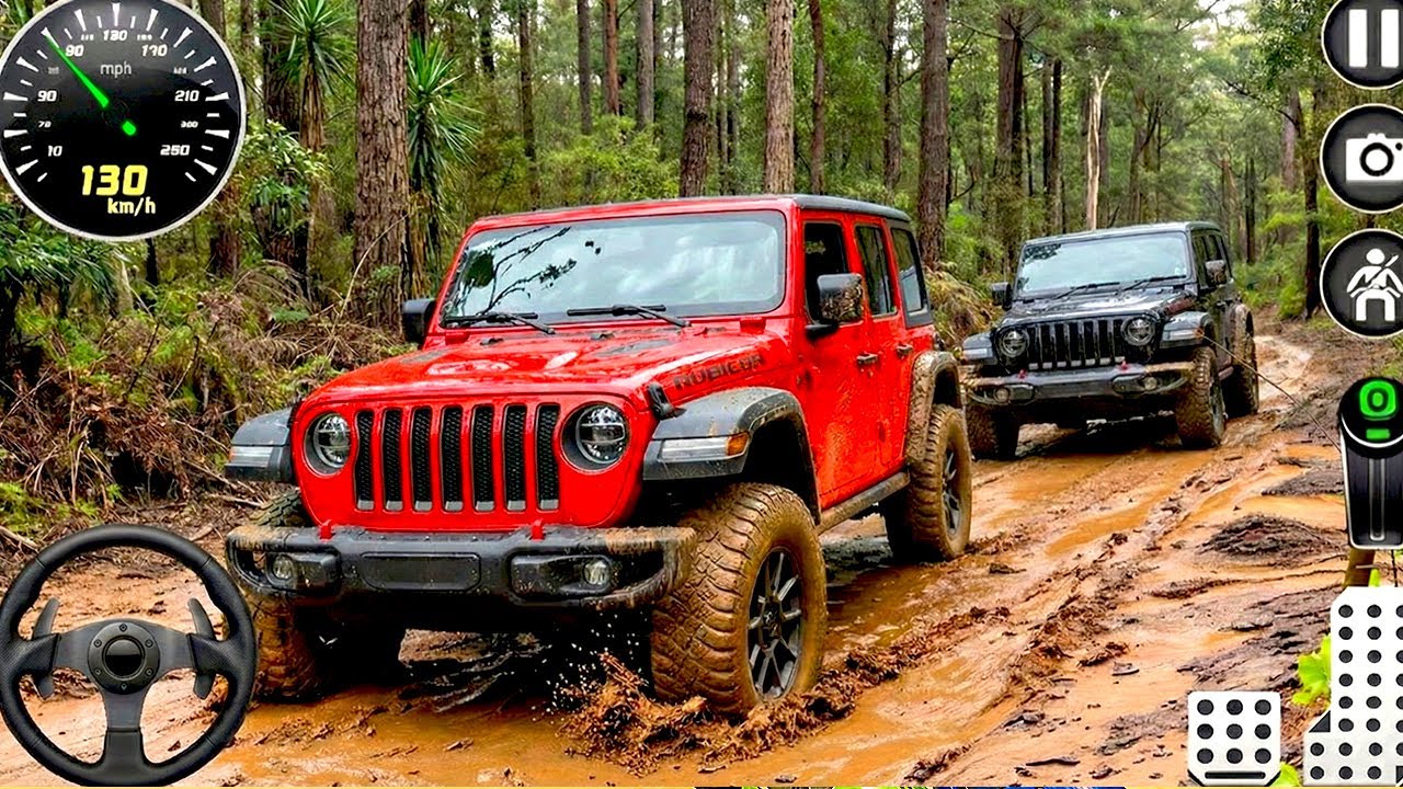 Uphill 4x4 Offroad Jeep Driving Simulator 3D - Drive SUV 4x4 jeep Offroad Game - Android GamePlay