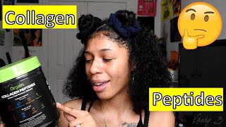 Trying Collagen Peptides For The First Time || NEW HAIR JOURNEY EXPERIMENT