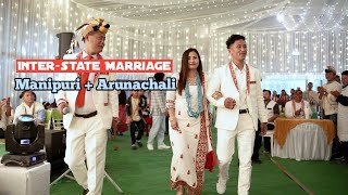 Manipuri Girl and Arunachal Boy (Inter-state) wedding video 2024 in 4k | northeast India