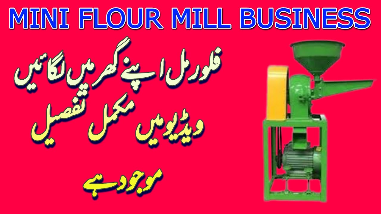 Low Investment high profit Unique Business Idea Mini Flour Mill karobar