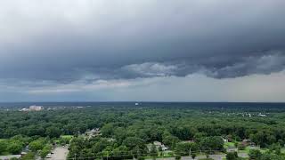 Shelf Cloud Time Lapse - 2 Shelf Clouds Over South Jersey - DJI Mini 3 Pro