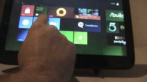 ExoPc Windows Developer Preview (windows 8) part 3