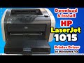 How to Download & Install Hp LaserJet 1015 Printer Driver Manually in Windows 10 PC or Laptop
