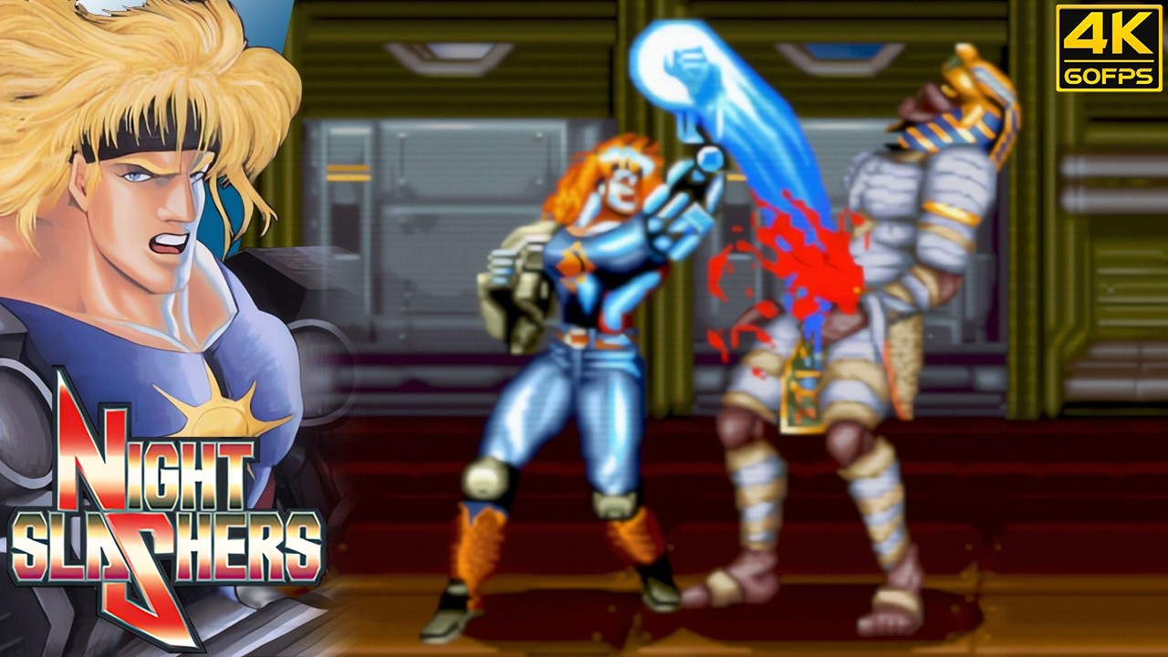Night Slashers - Jake Hunter (Arcade / 1993) 4K 60FPS