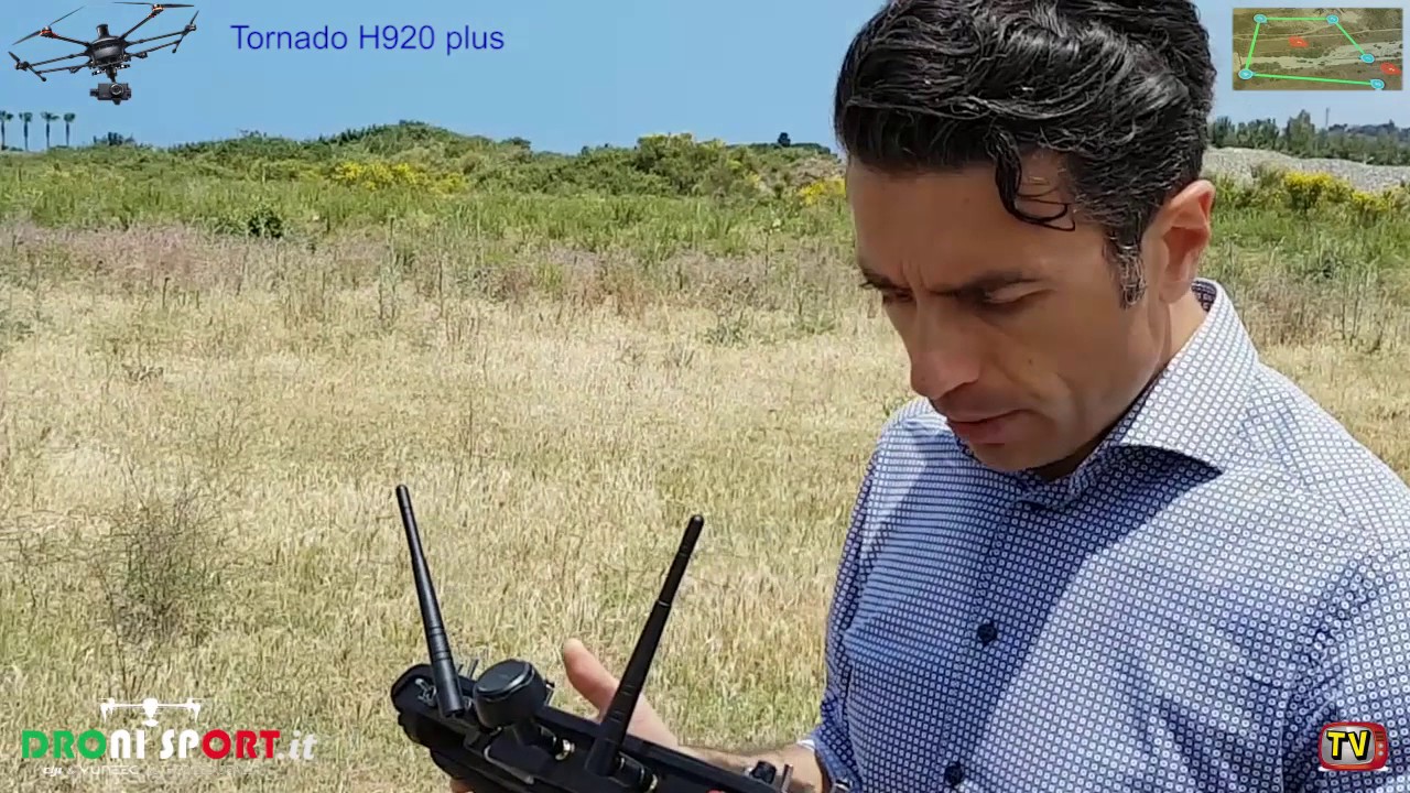 Yuneec Tornado H920 waypoints test flight - dronisport.it