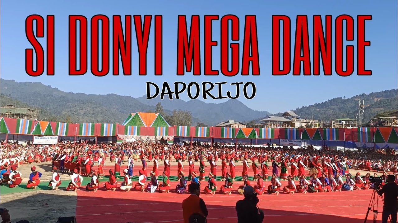 Si Donyi Mega Dance 2023 | Upper Subansiri District Daporijo